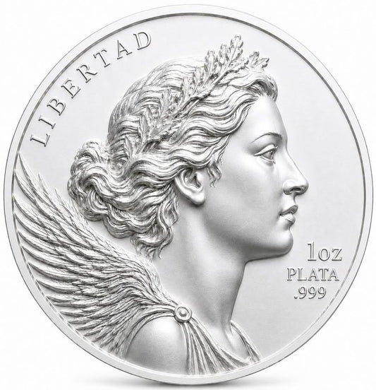 Mexico Libertad Classico 1 oz Silver High Relief Medal (500 Mintage)