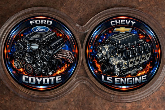 2-1oz 2026 GM Vs. Ford .999 Copper Rounds in Infinity Capsule