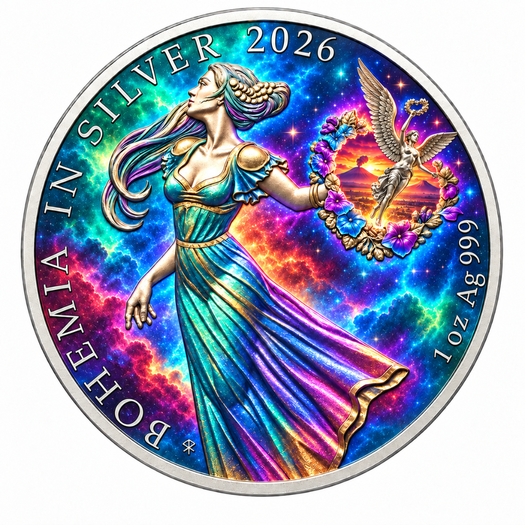 2026 Niue Bohemia: Libertad Portal 1 oz Silver Coin (199 Mintage)