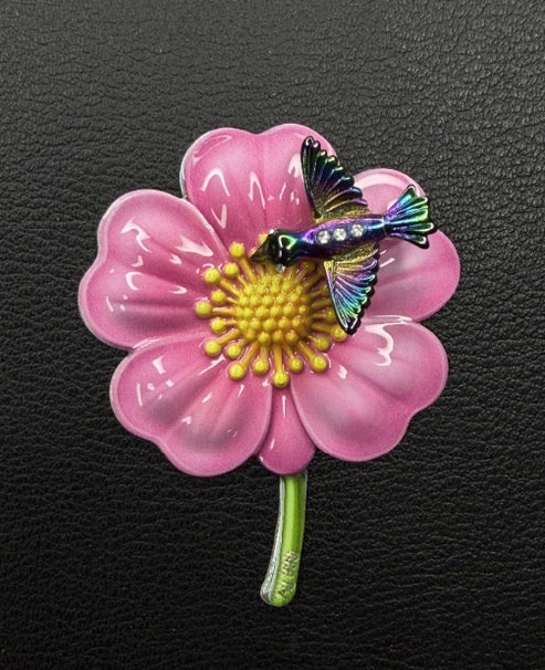 2026 Nature’s Brass Pollinators & Flowers 6 grams .999 Colorized Silver