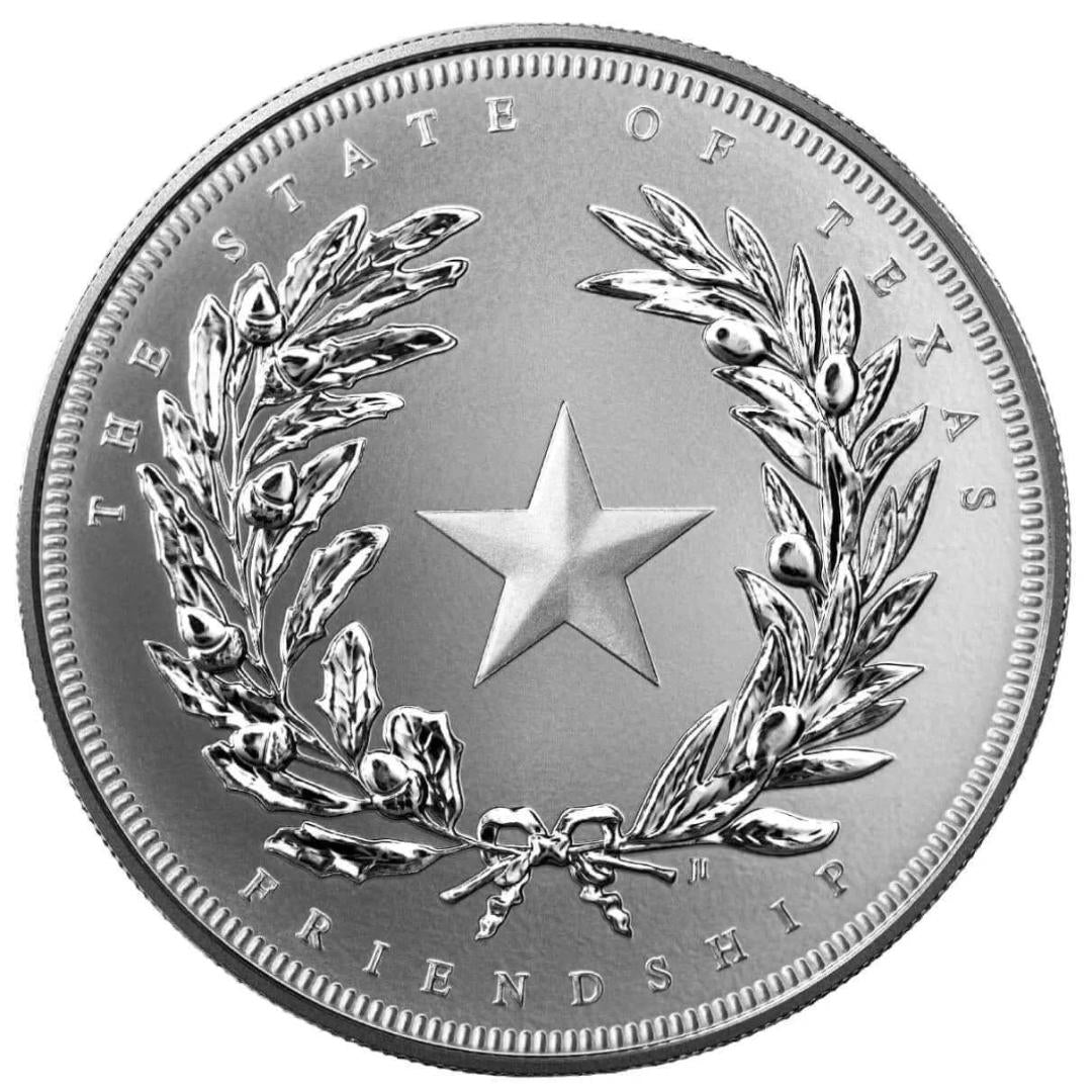 Estimate: 2026 State of Texas Lone Star 1 oz Silver Medal (Open Mintage)