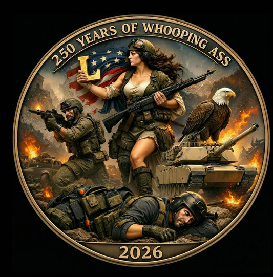 2026 250 Years of Whooping A** 1oz AVDP .999 Fine Copper