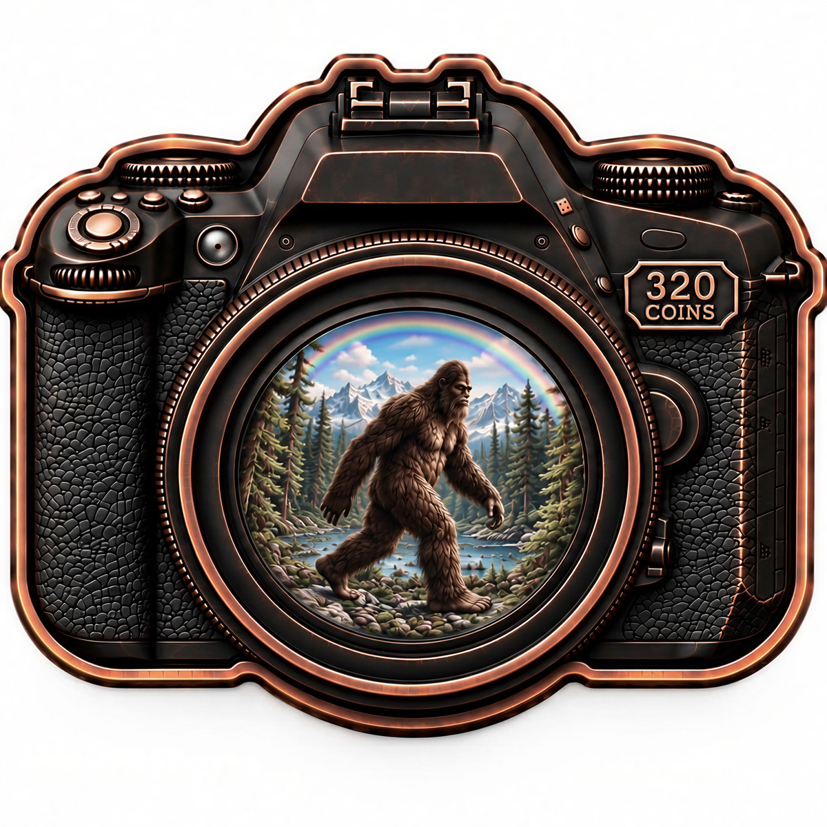 Bigfoot: Caught on Camera 2 oz Copper