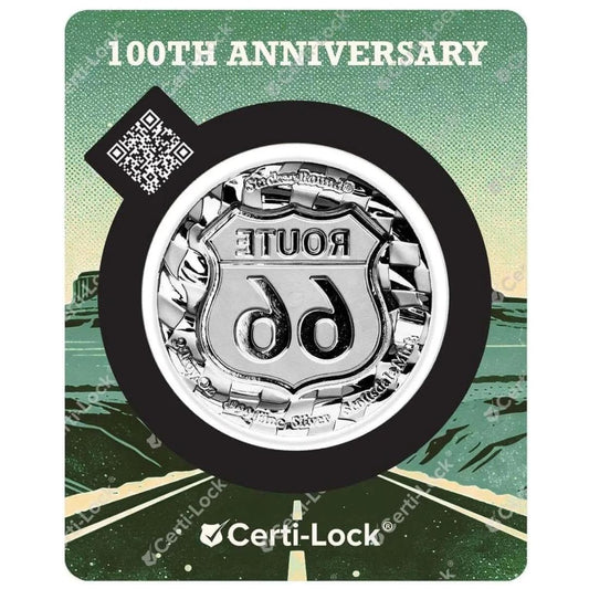 Estimate: Scottsdale Mint Route 66 1 oz Silver Stacker in TEP