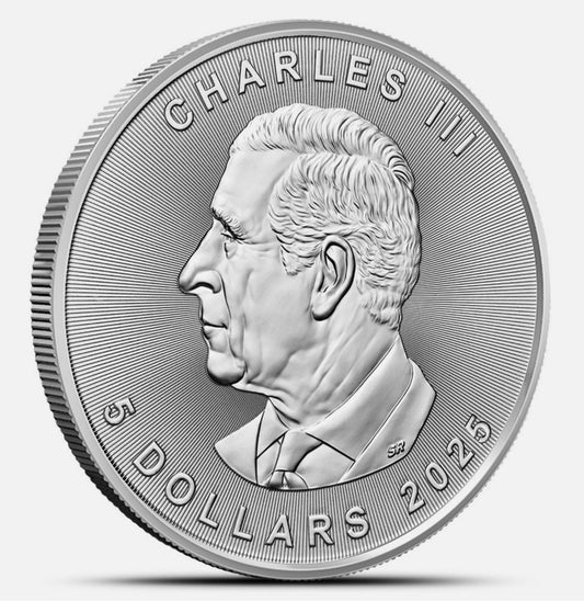 In Stock! 2025 1 oz Canadian Silver Autumn Maple Leaf Coin