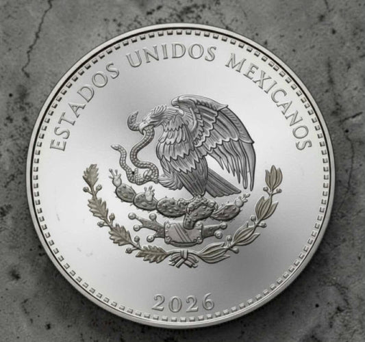 2026 Estados Unidos Mexicanos Libertad Special Edition Sunny Blue Skies Angel 1 oz Silver Coins (49 Mintage)