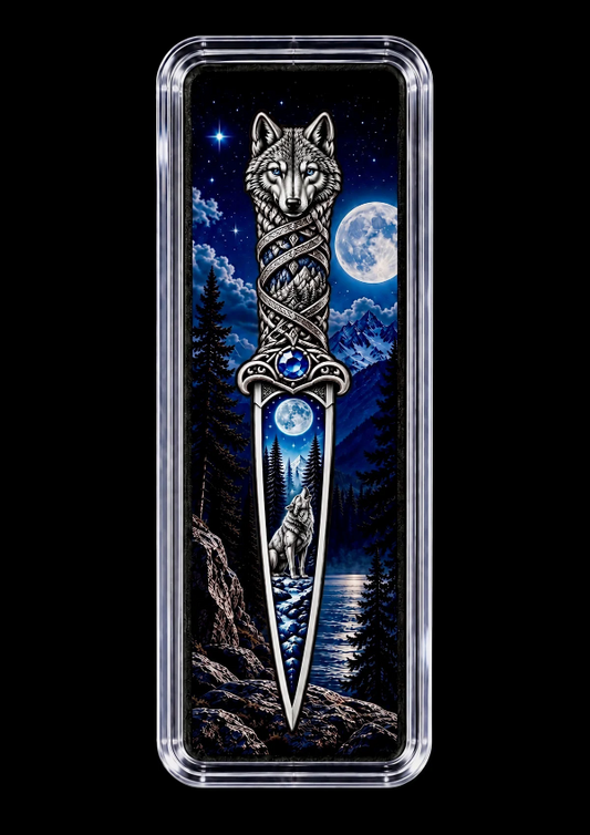 Winter Wolf Dagger 1g .999 Silver