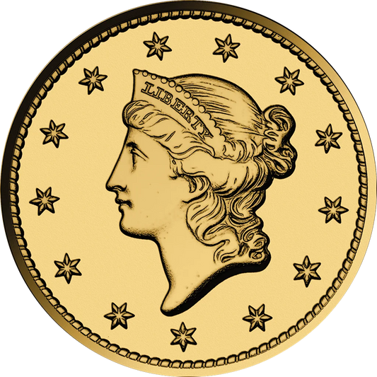 In Stock! Liberia U.S. Pre-1933 Gold Dollar Tribute 3 x 1/1000 oz Gold Coin Set