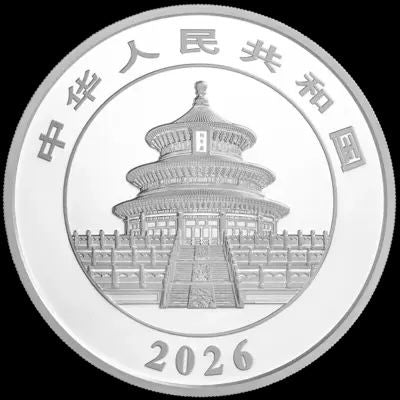 2026 China Panda with Iridescent Finish 150g Silver Coin (03/28)