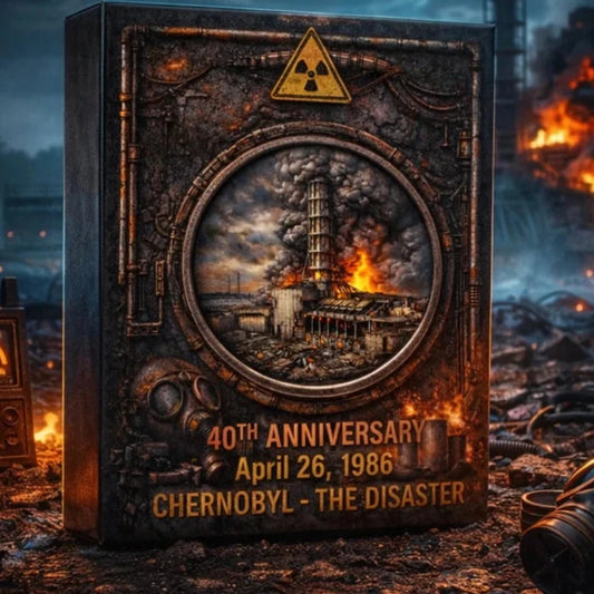 2026 40th Anniversary Chernobyl Disaster 100g Colorized Antique .999 Copper