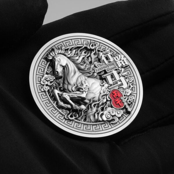 In Stock! 2026 Samoa The Journeying Steed 2 oz Silver Coin (04/10)