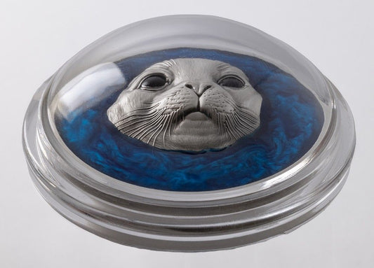 2026 Cameroon Above the Surface - Seal Enameled & Domed 1 oz Silver Coin (04/20)