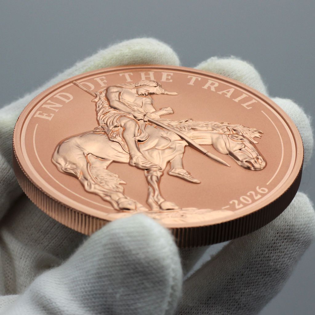 2026 Cameroon End of the Trail by James Earle Fraser 5 oz Government Backed Copper Coin (04/10)