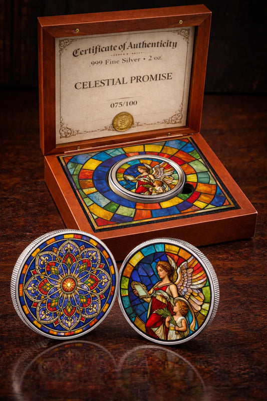 2022 St. Helena The Guardian 2oz Colorized .999 Silver Coin