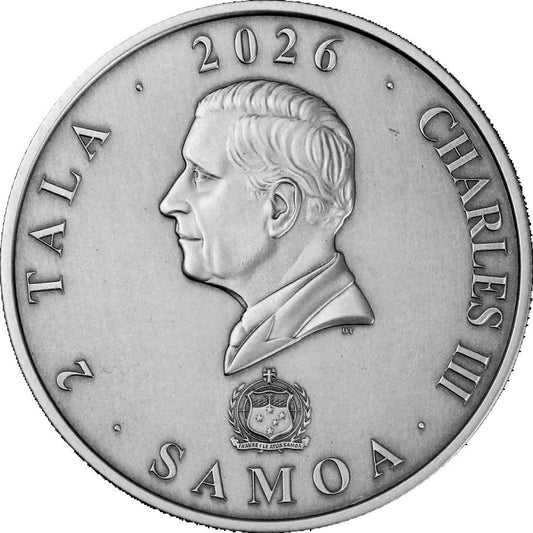 2026 Samoa Mythical Creatures Phoenix 1 oz Silver Coin (04/10)