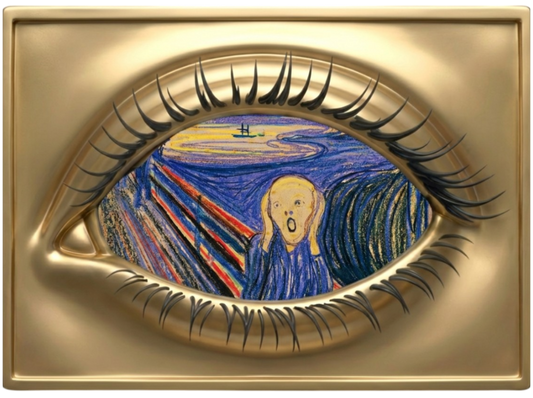 Toromint! Eye of the Beholder - The Scream Gold Gilt 10 oz Copper Medal (04/15)