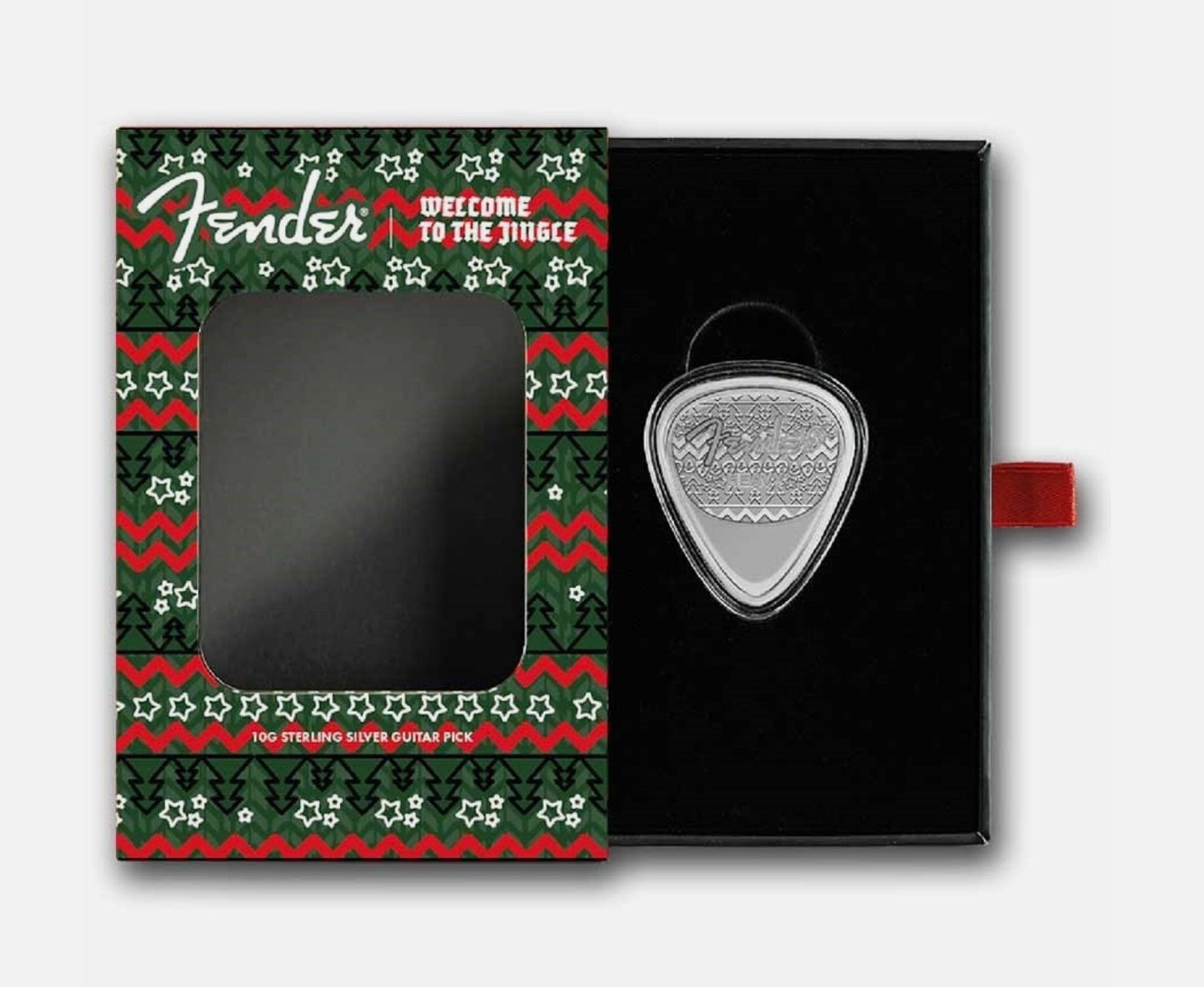 In Stock! 2025 10 Gram Silver Fender 351 Heavy Guitar Pick - 3,500 Mintage
