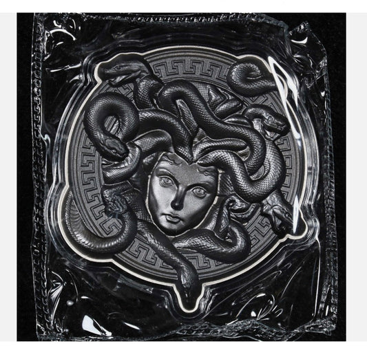 In Stock! 2025 Korea KOMSCO 2 Ounce Silver Serpent Crown (Medusa) Stacker - OGP