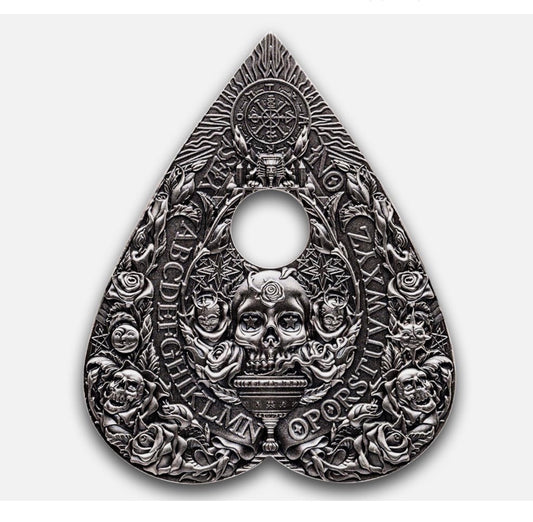 In Stock! 2025 Republic of Cameroon 2 oz Silver Ouija (Spirit Board) Shaped Coin