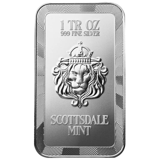 Estimate! 2026 Scottsdale Mint Dragon - Hanshuang Winter Frost Colorized 1 oz Silver Bar (04/16)