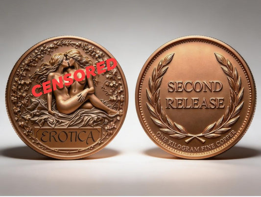 Erotica 2nd Release 1 KILO Copper Round (04/20)