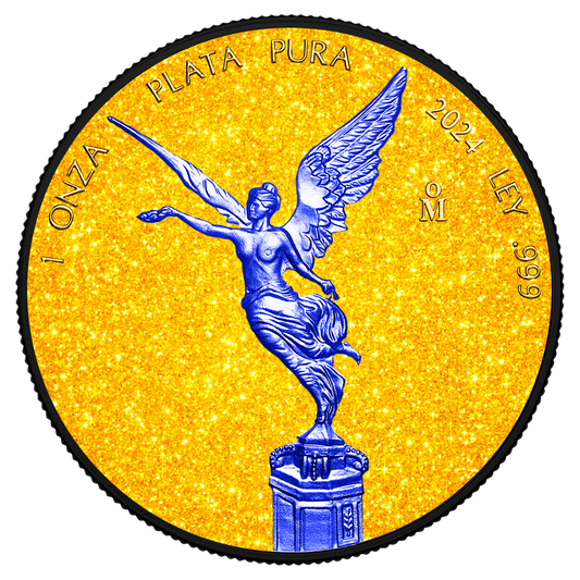 2024 Mexico Libertad Golden Angel Edition 1 oz Silver Coin (04/20)