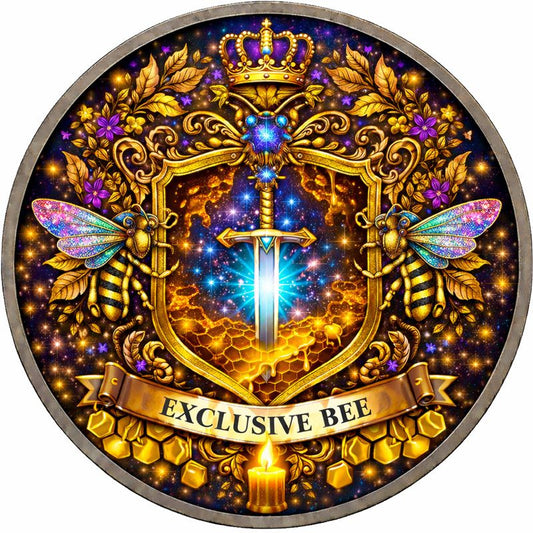 Exclusive Nature Bee - Glitter Wings Gilded Edition 1 oz Copper Round (04/24)