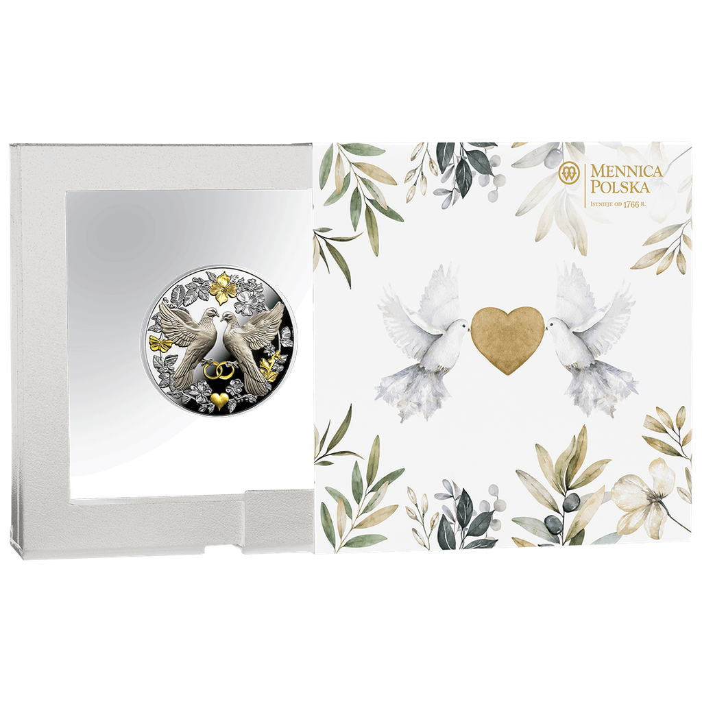 2026 Cameroon Wedding Doves 17.5g Silver Coin (04/22)