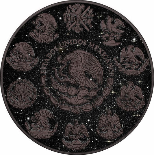 2024 Mexico Libertad Diamond Skull Edition 1 oz Silver Coin (04/28)