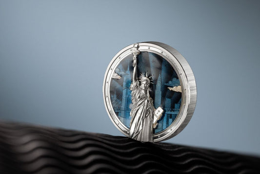 2026 Cook Islands Timeless Icons - Statue of Liberty 2 oz Silver Coin (05/04)