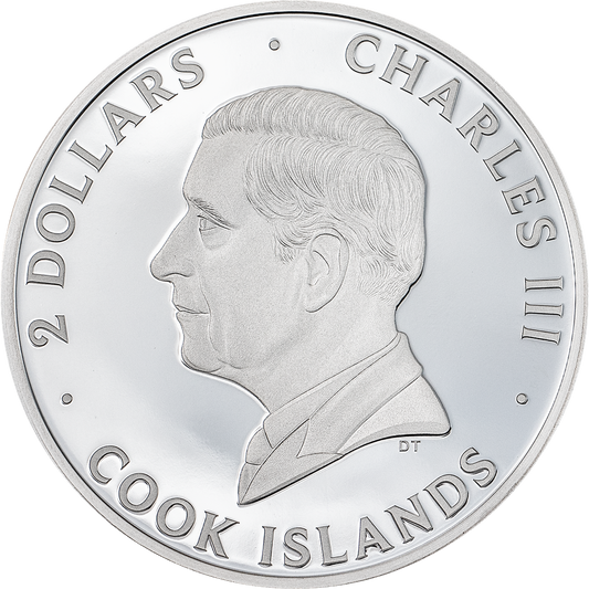 2026 Cook Islands World Landmarks Mount Rushmore 1/2 oz Silver Coin (05/04)