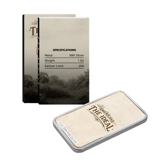 Americana - The Ideal Colorized 1 oz Silver Bar (04/28)