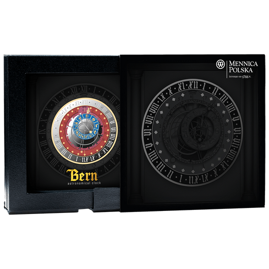 2026 Malta Bern Astronomical Clock - City Hall Clocks 1 oz Silver Coin (04/27)