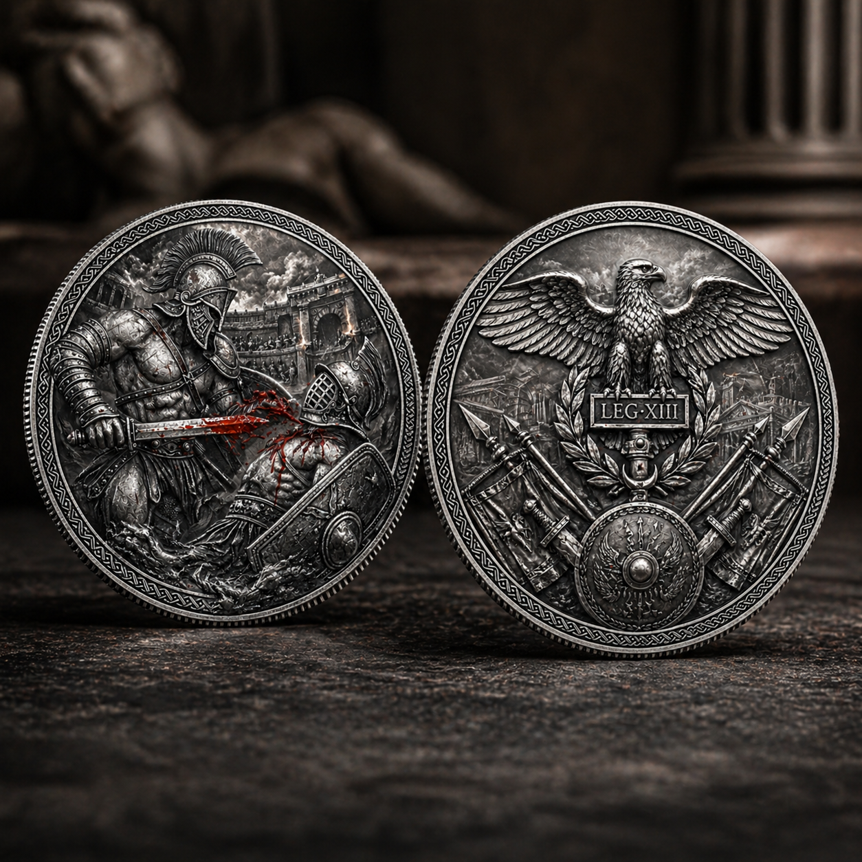 2026 High Relief Gladiator’s Aquila 5 AVDP oz .999 Pure Copper Coin