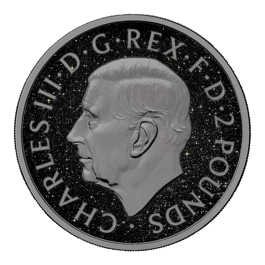 2026 Great Britain Lion & Eagle Triple Black Diamond Edition 1 oz Silver Coin (05/05)