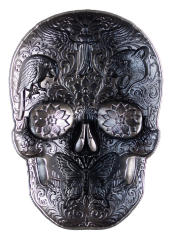 Estimate: Korea Calavera de Plata Skull Stacker 2 oz Silver Medal (05/22)