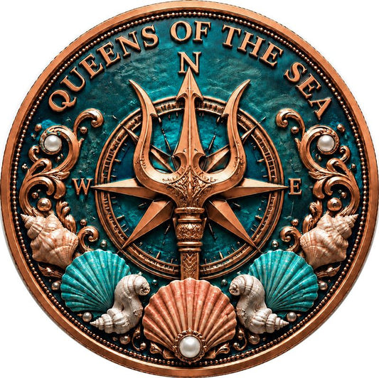 Queen of the Sea - Mermaid's Revenge 1 oz Copper Round (05/22)