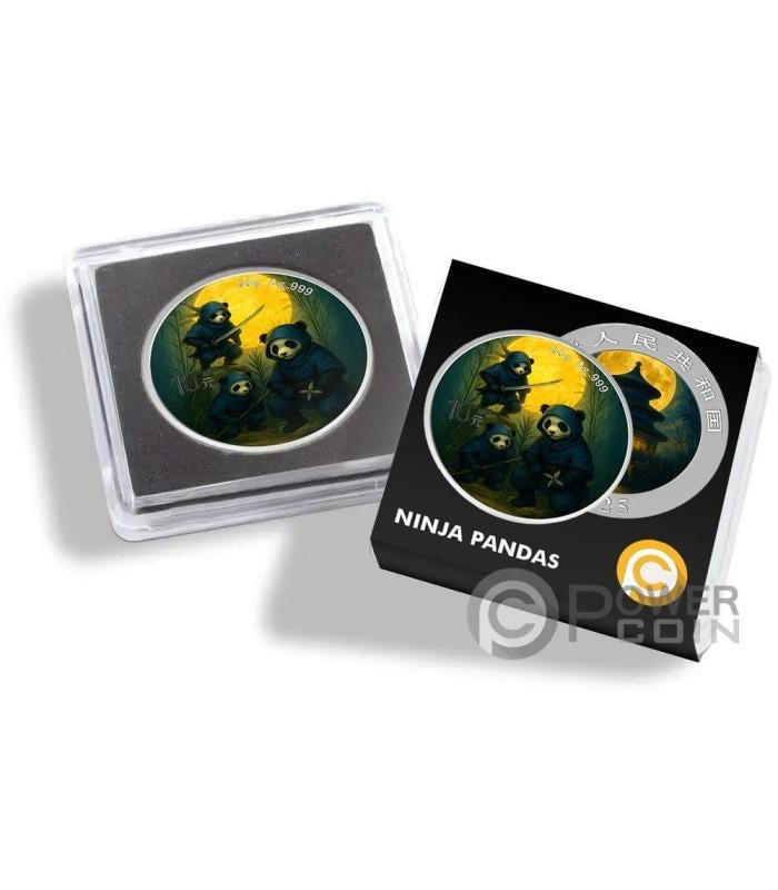 ASTRONAUT PANDAS Silver Coin 10 Yuan China 2025 (100 Mintage)