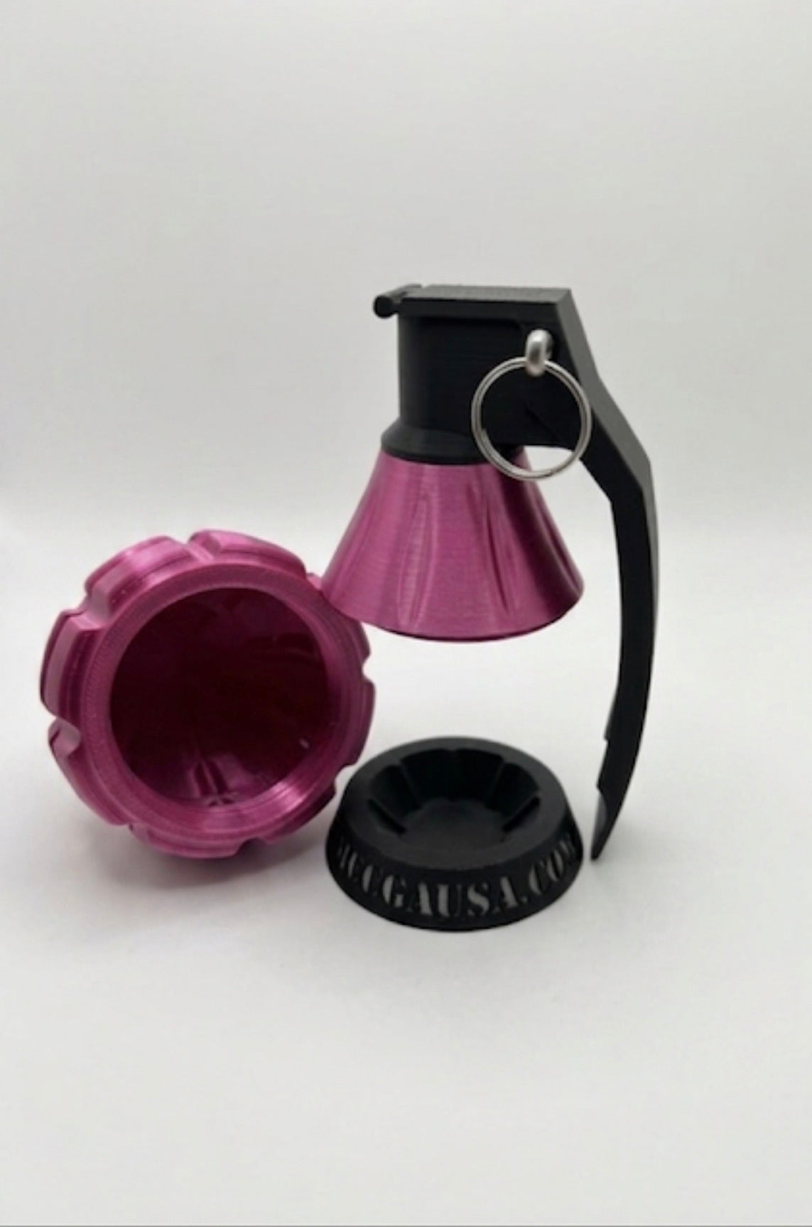 FUCHSIA AND BLACK PINEAPPLE GRENADE!