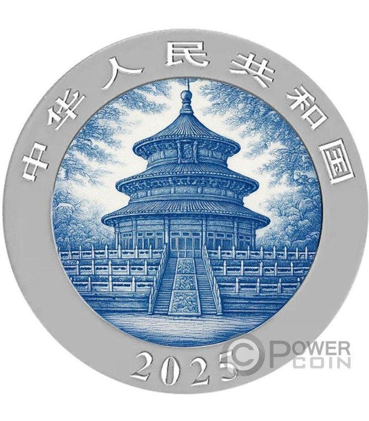PORCELAIN PANDAS Silver Coin 10 Yuan China 2025 (100 Mintage)