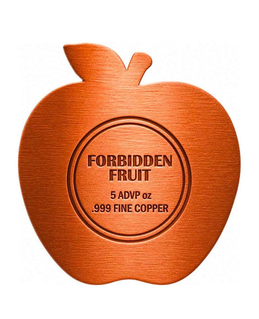 Adam and Eve Shaped 5 oz Copper Medal (05/26)