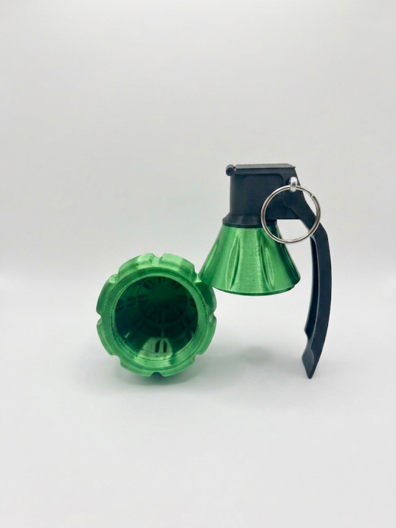 METALLIC GREEN AND BLACK PINEAPPLE GRENADE!