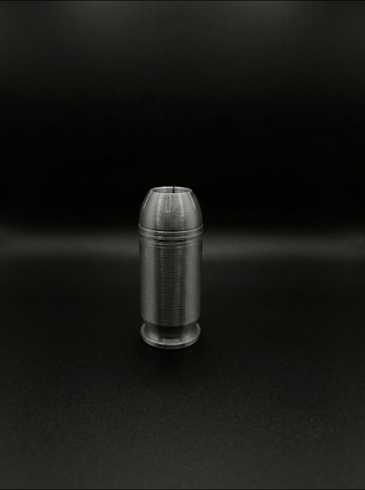 SILVER 9mm HOLLOW POINT BULLET COIN HOLDER FOR 1/4oz ROUNDS/COINS!