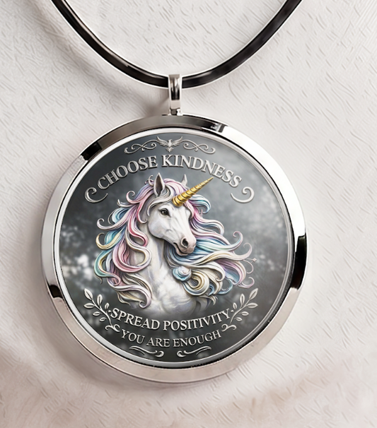 Inspired Spirit - The Unicorn Colorized 1 oz Copper Pendant (06/03)
