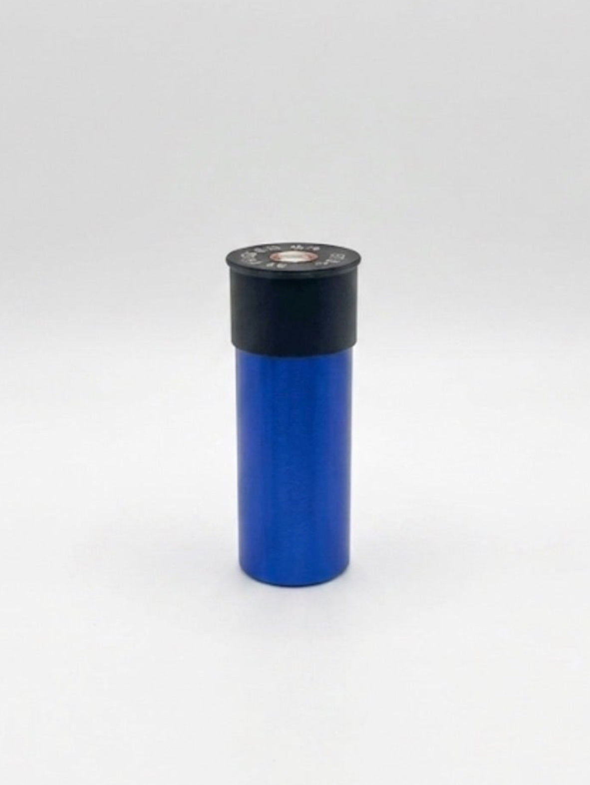SMALL BLUE AND BLACK SHOTGUN SHELL COIN HOLDER FOR QUARTERS!