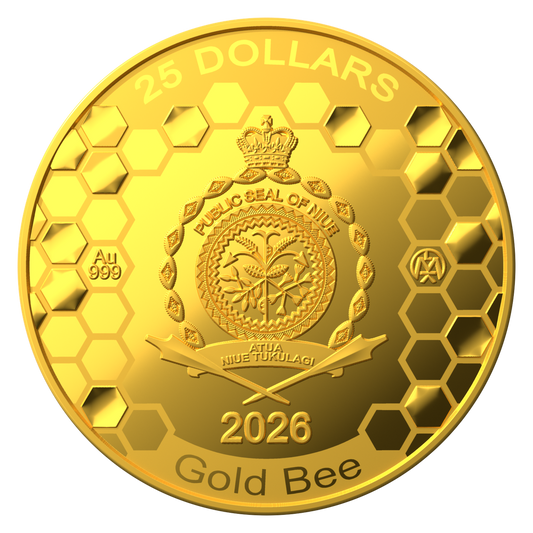 2026 Niue Gold Bee 1/10 oz Gold Coin (06/01)