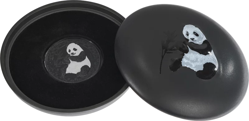 2019 Tanzania Nano Panda Black Proof 1 oz Silver Coin (06/08)