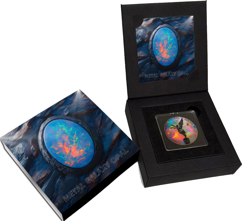 In Stock! 2024 Mexico Libertad Metal Galaxy Opal Edition 1 oz Silver Coin