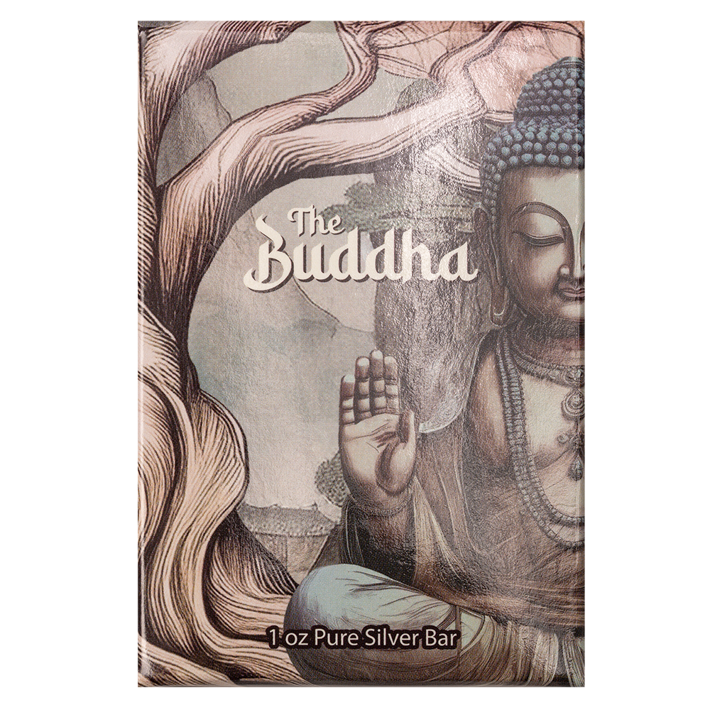 In Stock! 2025 Pamp Suisse The Buddha 1 oz Silver Bar in Assay Card (04/28)