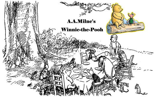 In Stock! 2025 Winnie the Pooh by A.A. Milne Colorized 1/1000 oz Gold Bar in Card
